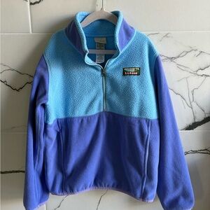 L.L. Bean Girls' Fleece quarter zip